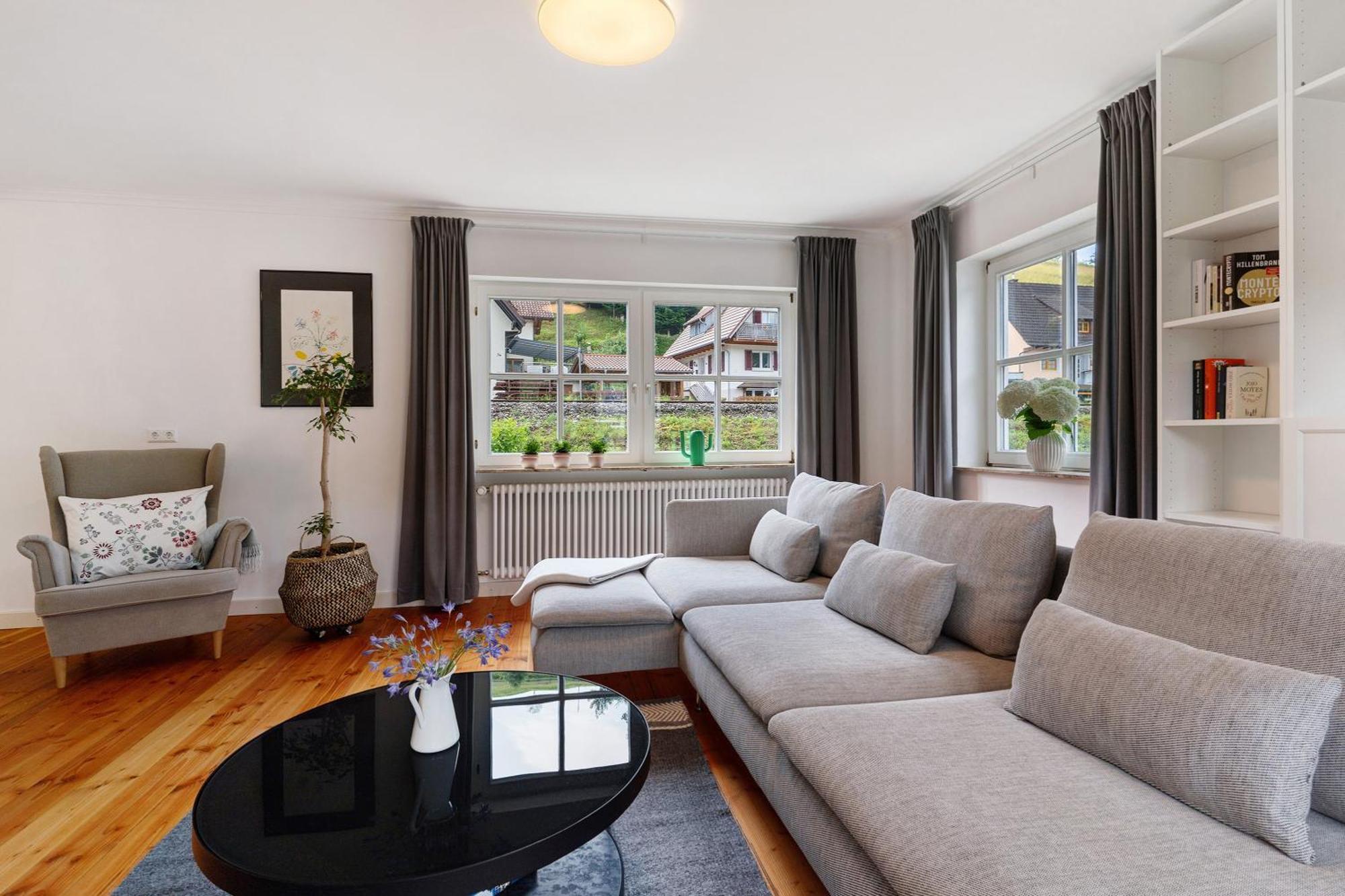 Moderner Schwarzwaldtraum Appartement Oberharmersbach Buitenkant foto